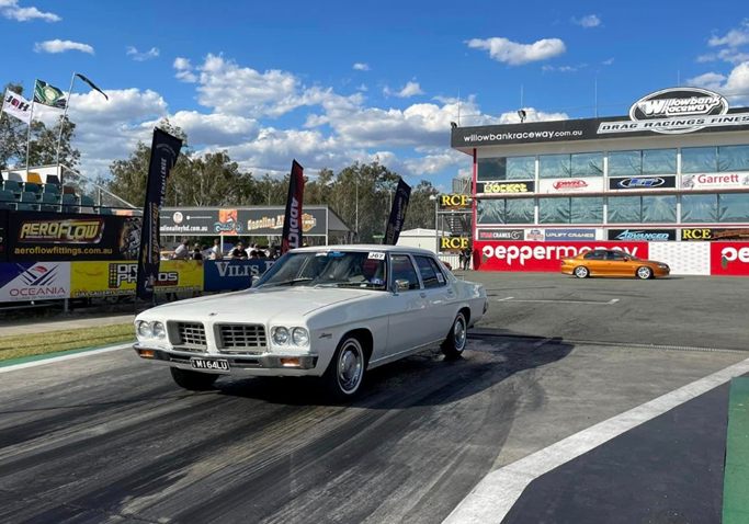 The Holden Statesman at Willowbank Raceway